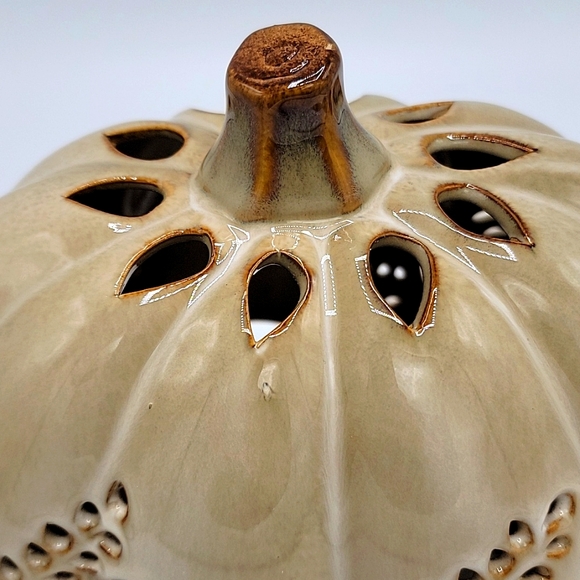 Fall Pumpkin Votive Lantern Decor - Picture 6 of 9